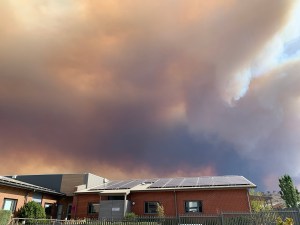 Bushfire smoke Gordon ACT January 2020. 